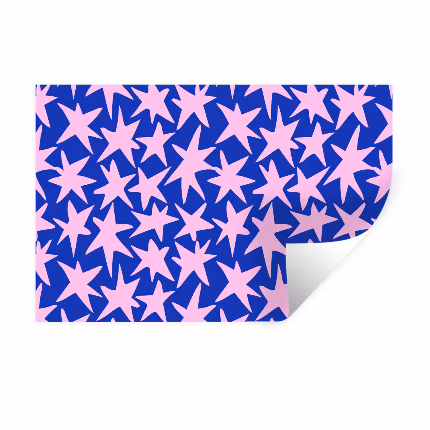 Modern - Sterren - Blauw Muursticker klein 286 -3d