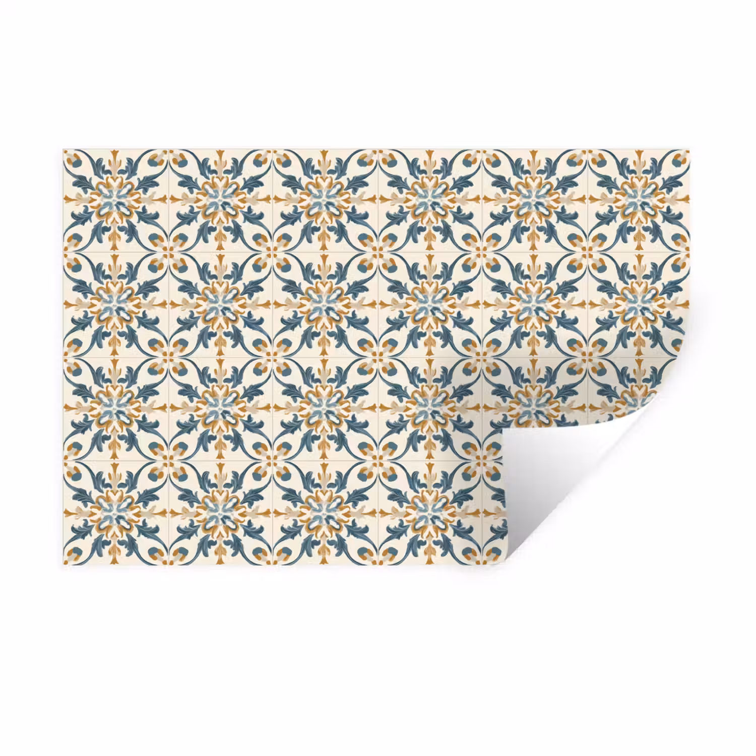 Patroon - Klassiek - Kleurrijk Muursticker klein 286 -3d