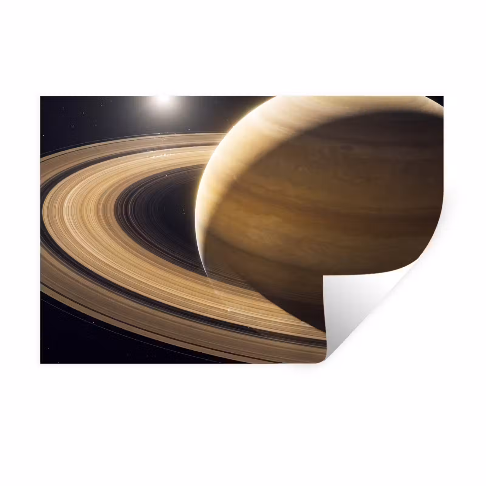 Wall Sticker - Planet - Rings - Space - Planeet - Ringen - Ruimte Muursticker klein