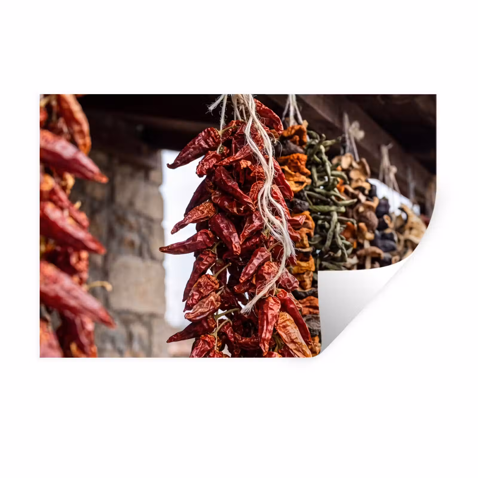 Wall Sticker - Red Peppers - Food - Rode pepers - Eten Muursticker klein