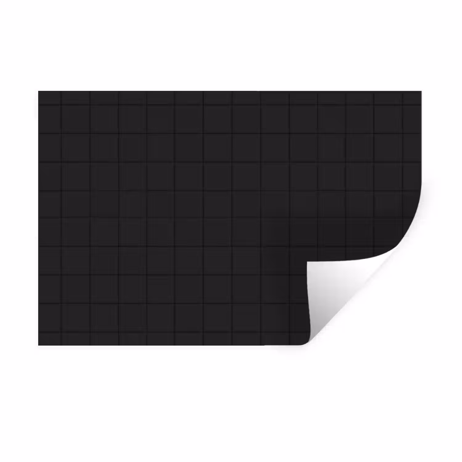 Tegels - Patroon - Mat - Zwart Muursticker klein 286 -3d