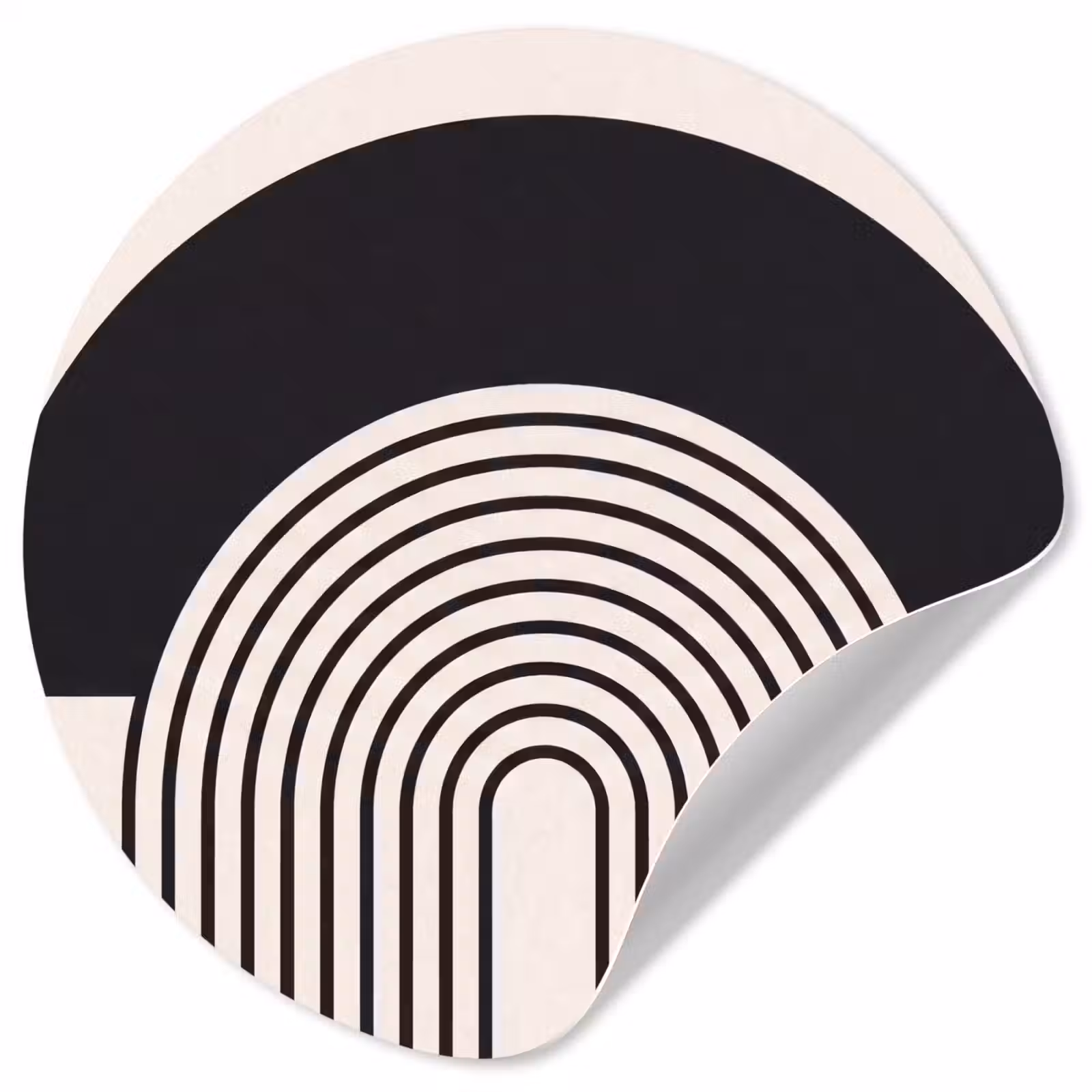 Wallpaper Circle - Abstract - Arch - Modern - Abstract - Boog - Modern Wandcirkel behangsticker klein