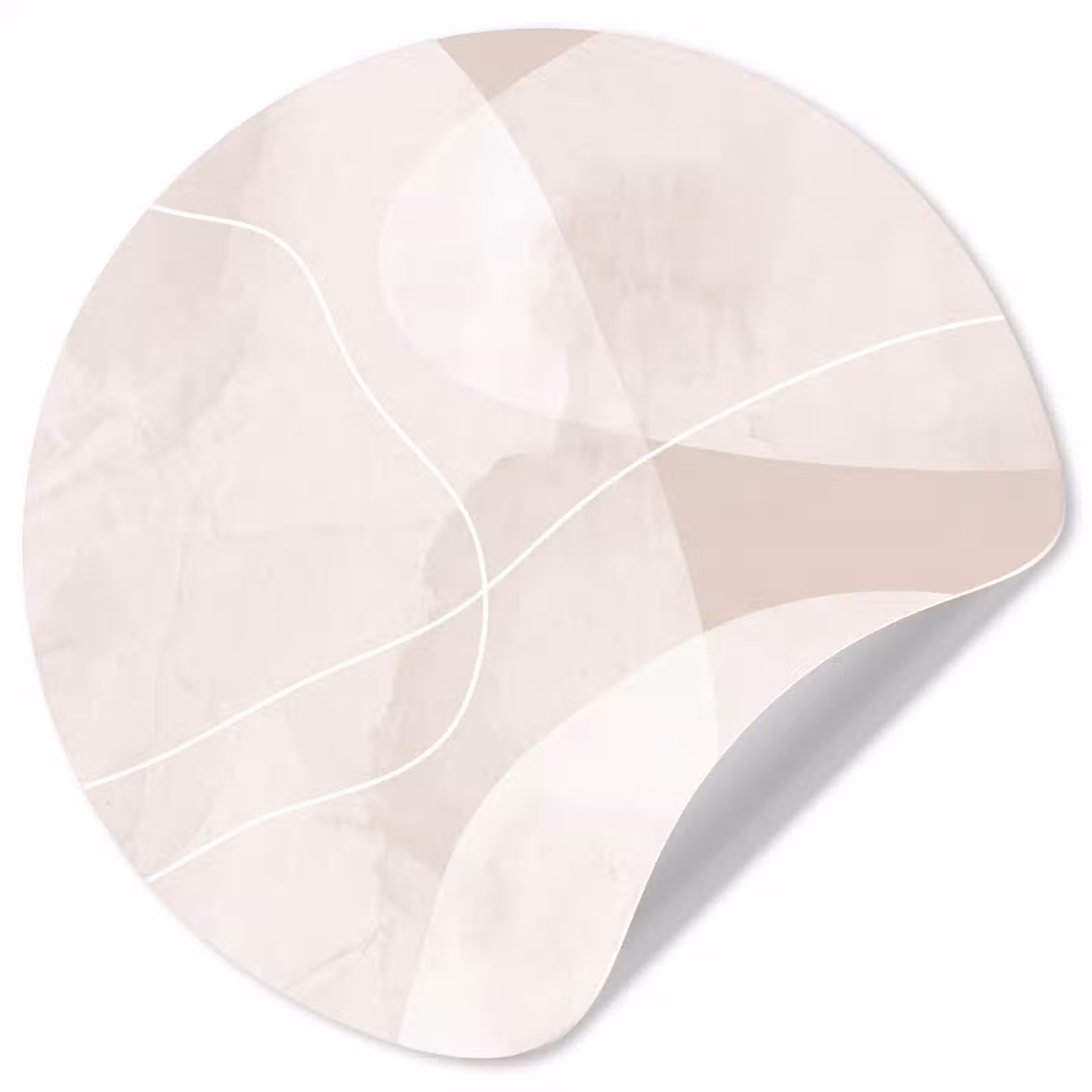 Wallpaper Circle - Art - Lines - Modern - Kunst - Lijnen - Modern Wandcirkel behangsticker klein