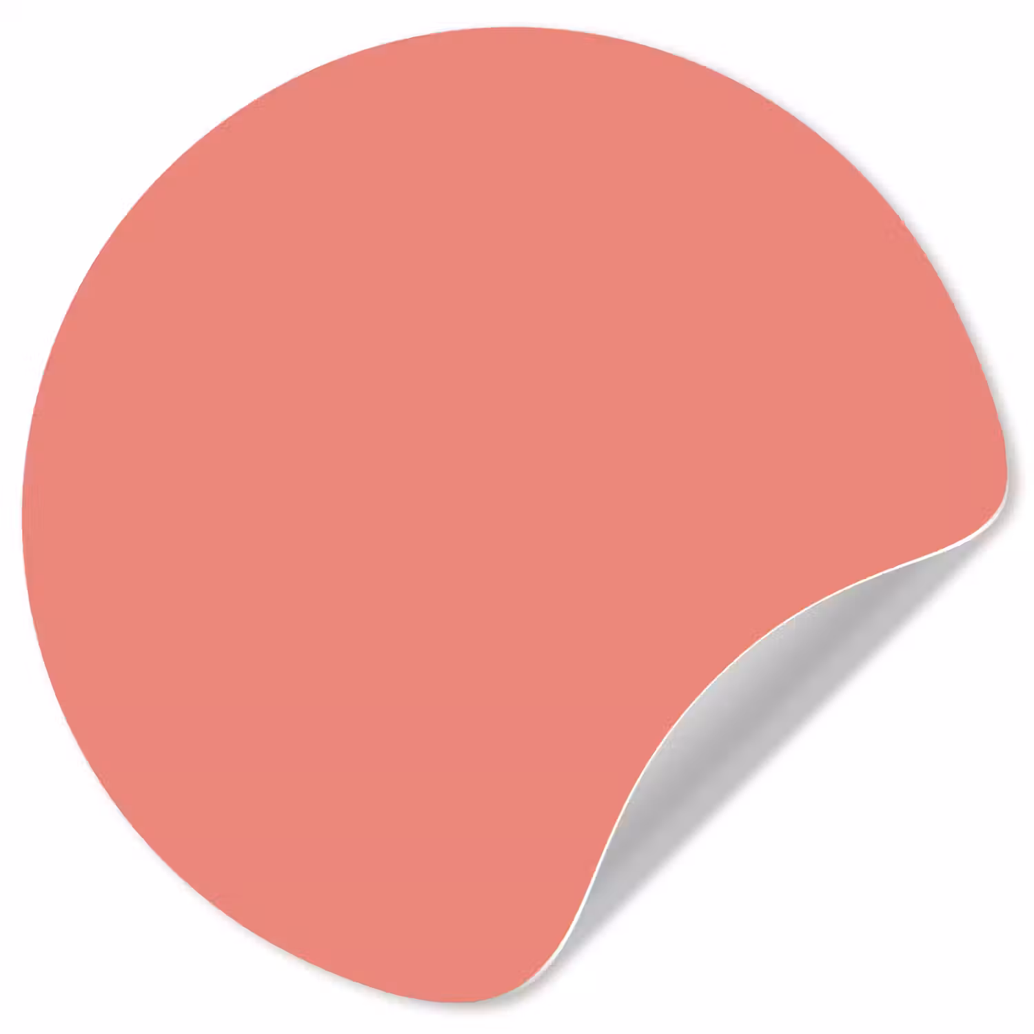 Coral - Reef - Rood Wandcirkel behangsticker klein 186 -3d