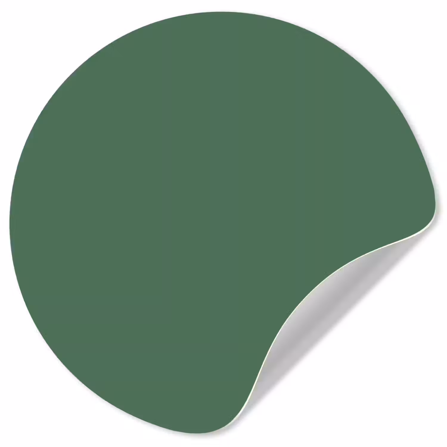 Deep - Sagewood - Groen Wandcirkel behangsticker klein 186 -3d