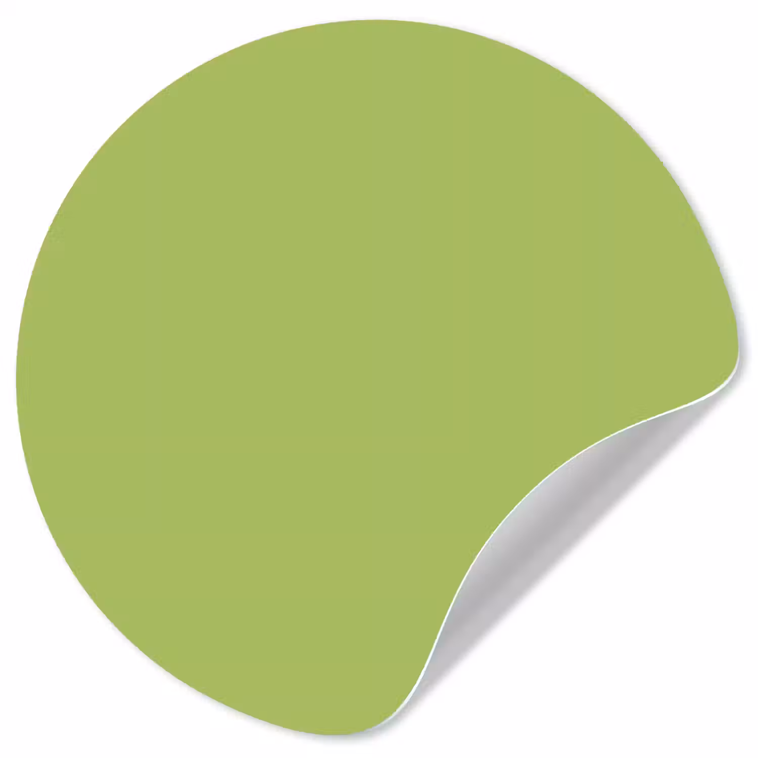 Lime - Glow - Groen Wandcirkel behangsticker klein 186 -3d