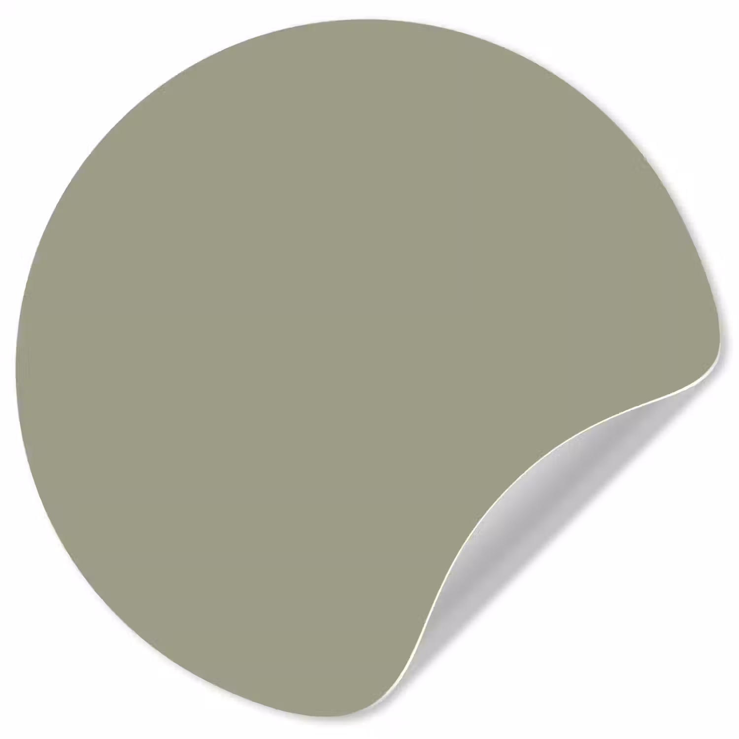 Sage - Mist - Groen Wandcirkel behangsticker klein 186 -3d