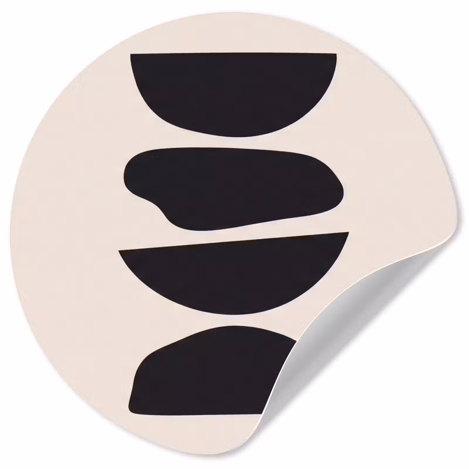 Wallpaper Circle - Shapes - Abstract - Modern - Vormen - Abstract - Modern Wandcirkel behangsticker klein