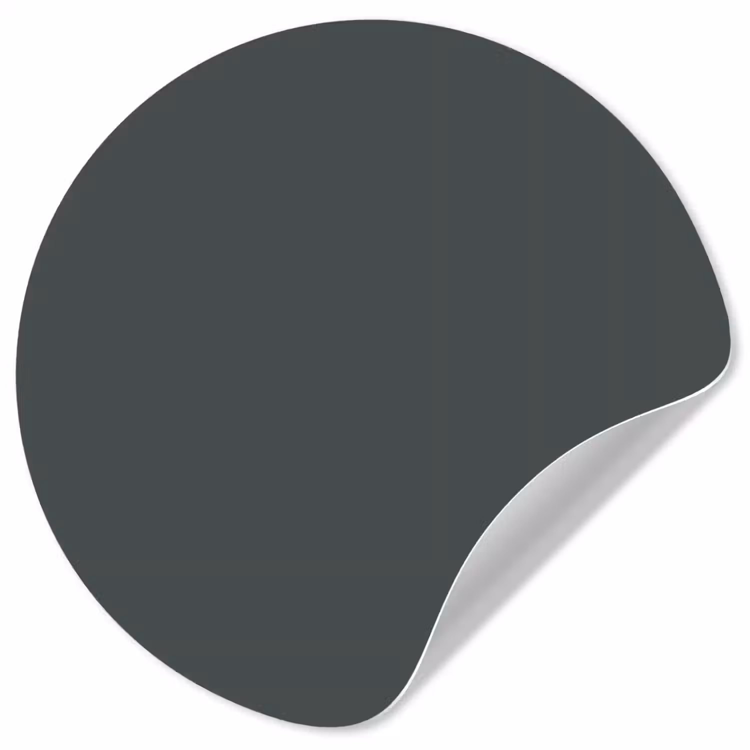 Slate - Millstone - Grijs Wandcirkel behangsticker klein 186 -3d