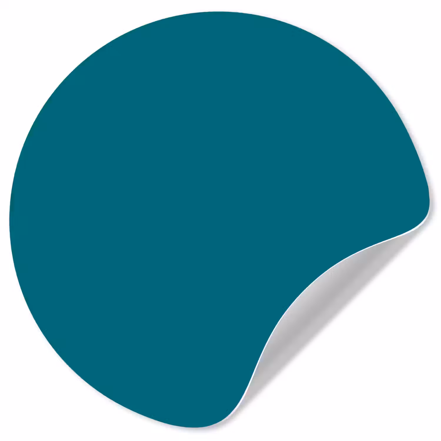 Tropical - Peacock - Blauw Wandcirkel behangsticker klein 186 -3d