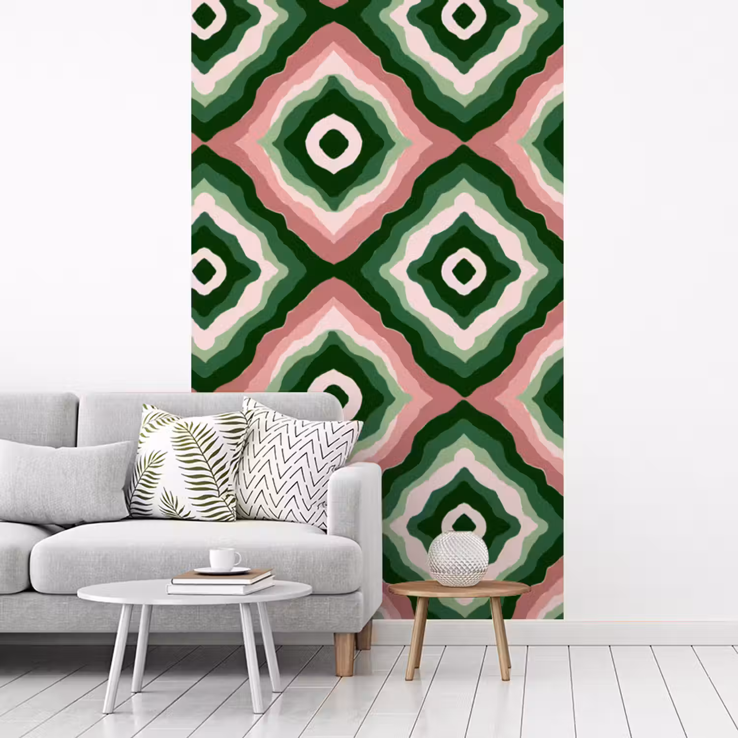Ontwerp - Organisch - Kleurrijk fotobehang vinyl groot 66 -woonkamer