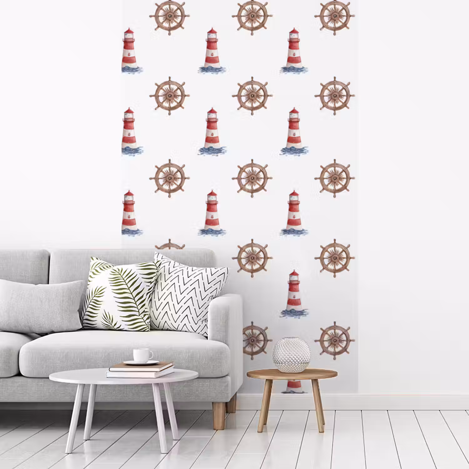 Nautisch - Klassiek - Rood fotobehang vinyl groot 66 -woonkamer