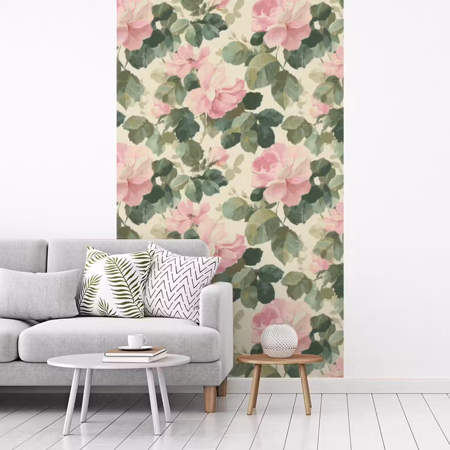Rozen - Botanisch - Roze fotobehang vinyl groot 66 -woonkamer
