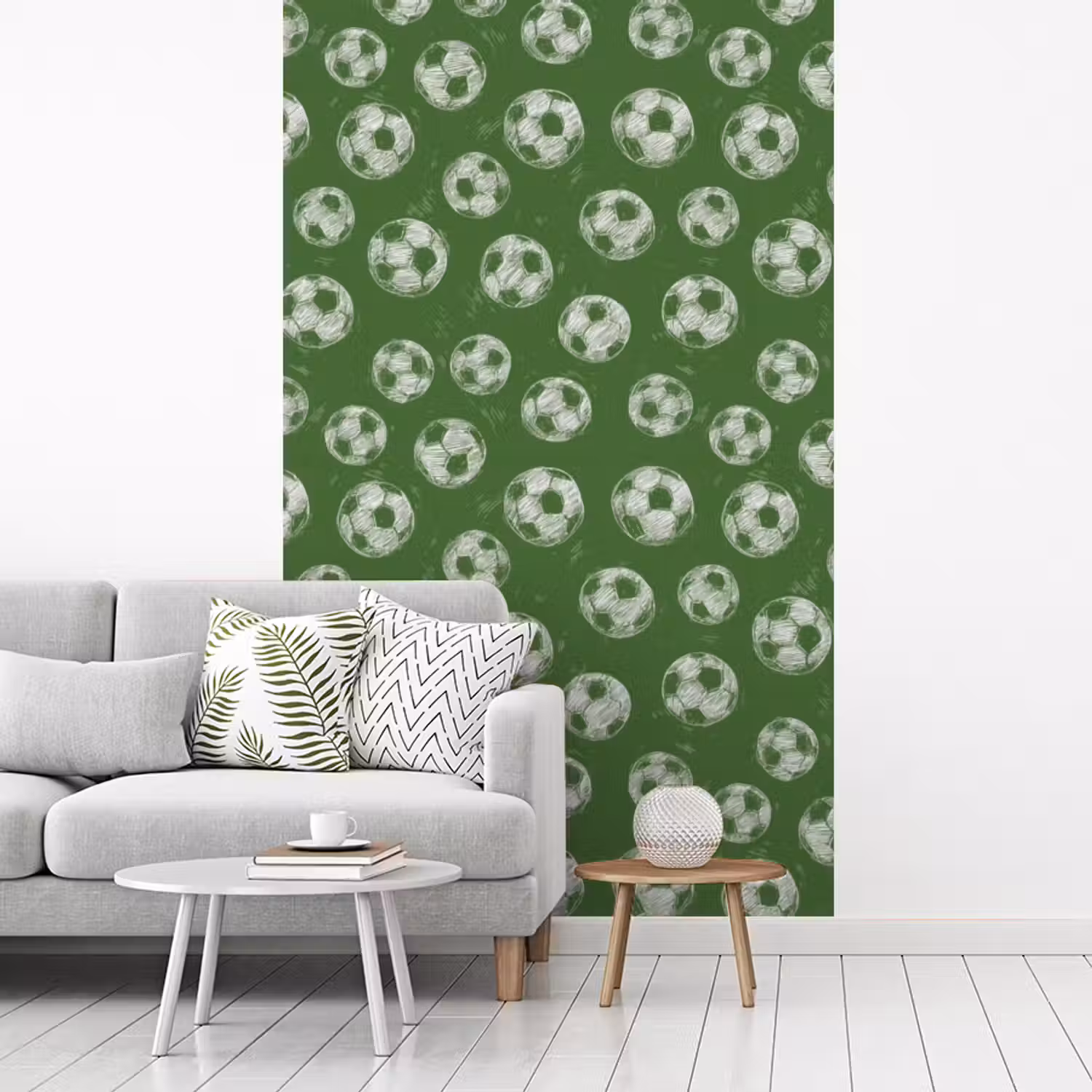 Voetbal - Sport - Groen fotobehang vinyl groot 66 -woonkamer
