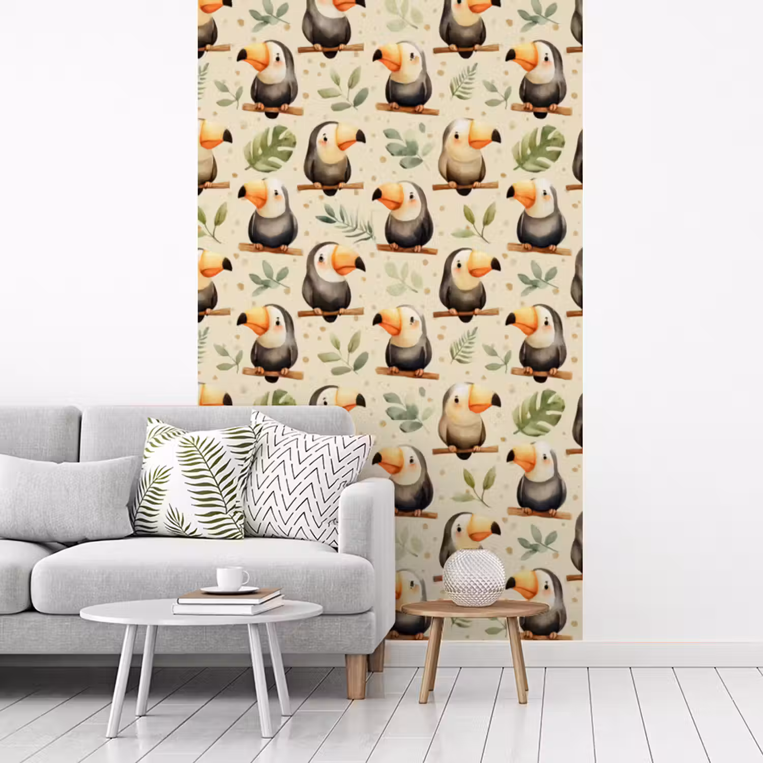 Toekans - Exotisch - Kleurrijk fotobehang vinyl groot 66 -woonkamer