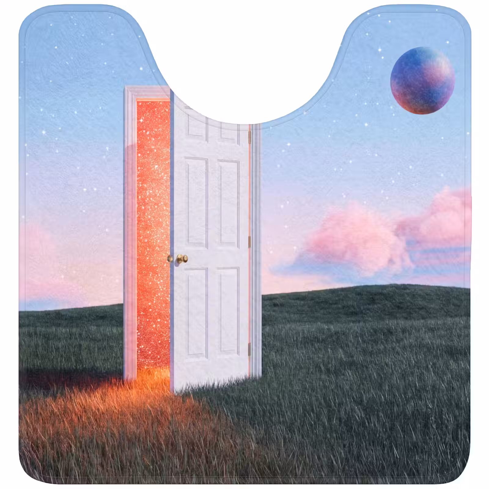 WC Mat - Door - Fantasy - Space - Deur - Fantasie - Ruimte WCmat U-uitsnede middel