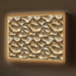 Abstract - Antiek - Goud Light Box met batterij (Wandlamp) middel 907 -z3d_website