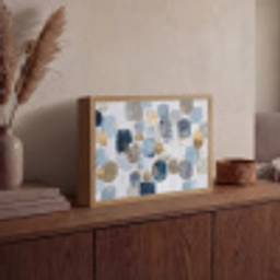 Abstract - Goud - Vormen Light Box met batterij (Wandlamp) middel -sfeer2