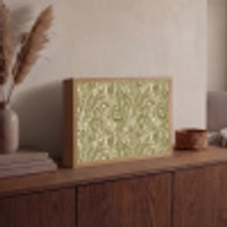 Abstract - Marmer - Groen Light Box met batterij (Wandlamp) middel 907 -sfeer2