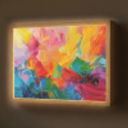 Abstract - Verflook - Modern - Kleurrijk Light Box met batterij (Wandlamp) middel -z3d_website