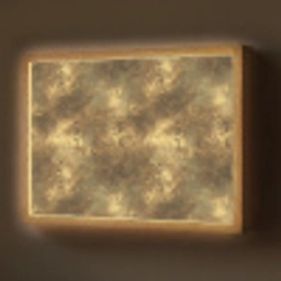 Antiek - Metaallook - Goud Light Box met batterij (Wandlamp) middel 907 -z3d_website