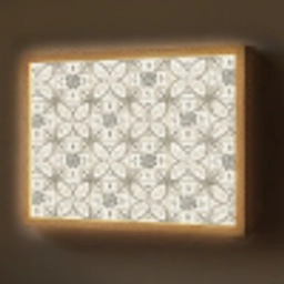 Antiek - Tegel - Beige Light Box met batterij (Wandlamp) middel 907 -z3d_website