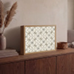 Antiek - Tegel - Beige Light Box met batterij (Wandlamp) middel 907 -sfeer2