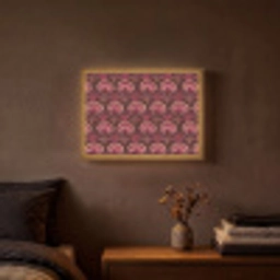 Antiek - Bloemen - Kleurrijk Light Box met batterij (Wandlamp) middel 907 -sfeer4
