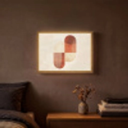 Bogen - Beige - Vormen Light Box met batterij (Wandlamp) middel -sfeer4