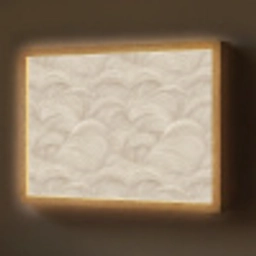 Bogen - Patroon - Beige Light Box met batterij (Wandlamp) middel 907 -z3d_website
