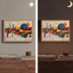 Kunst - Kleurrijk - Modern - Vormen Light Box met batterij (Wandlamp) middel -sfeer3