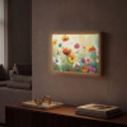 Kunst - Bloemen - Lente - Natuur Light Box met batterij (Wandlamp) middel -sfeer1