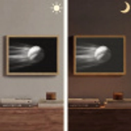 Honkbal - Wit - Vliegt Light Box met batterij (Wandlamp) middel -sfeer3