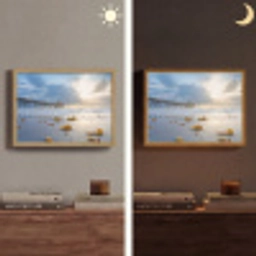 Strand - Pier - Zeewier - Zee - Zomer Light Box met batterij (Wandlamp) middel -sfeer3