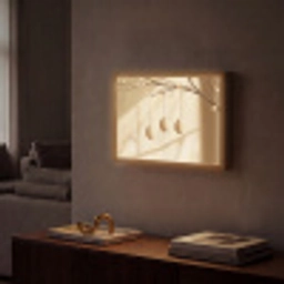 Beige - Paastak - Eieren Light Box met batterij (Wandlamp) middel -sfeer1