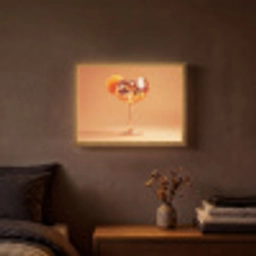 Drank - Oranje - Glitter - Disco Light Box met batterij (Wandlamp) middel -sfeer4