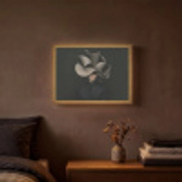 Zwarte - Hoed - Vrouw Light Box met batterij (Wandlamp) middel -sfeer4