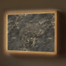 Zwart - Marmer - Goud - Nerf Light Box met batterij (Wandlamp) middel 907 -z3d_website