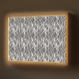 Zwart - Wit - Zebra - Patroon Light Box met batterij (Wandlamp) middel 907 -z3d_website