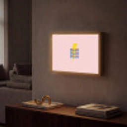 Blah - Bliksem - Roze Light Box met batterij (Wandlamp) middel -sfeer1