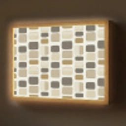 Blokken - Vintage - Grijs Light Box met batterij (Wandlamp) middel 907 -z3d_website