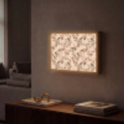 Bloesem - Koolmees - Roze Light Box met batterij (Wandlamp) middel 907 -sfeer1