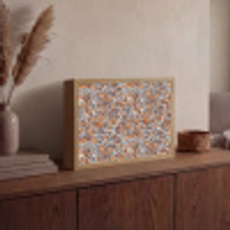 Blauw - Waterverf - Chaos Light Box met batterij (Wandlamp) middel 907 -sfeer2