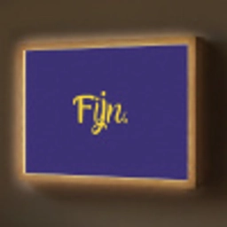 Blauw - Geel - Fijn Light Box met batterij (Wandlamp) middel -z3d_website