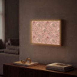 Botanisch - Bloemen - Roze Light Box met batterij (Wandlamp) middel 907 -sfeer1