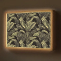 Botanisch - Bladeren - Groen Light Box met batterij (Wandlamp) middel 907 -z3d_website