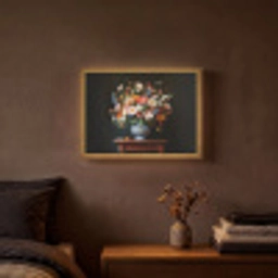 Boeket - Roze - Bloemen - Vaas Light Box met batterij (Wandlamp) middel -sfeer4