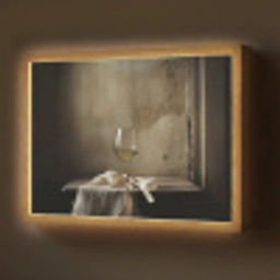 Strik - Beige - Witte - Wijn Light Box met batterij (Wandlamp) middel -z3d_website