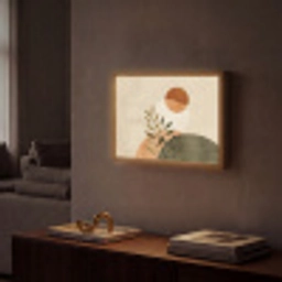 Takken - Vormen - Abstract Light Box met batterij (Wandlamp) middel -sfeer1