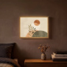 Takken - Vormen - Abstract Light Box met batterij (Wandlamp) middel -sfeer4